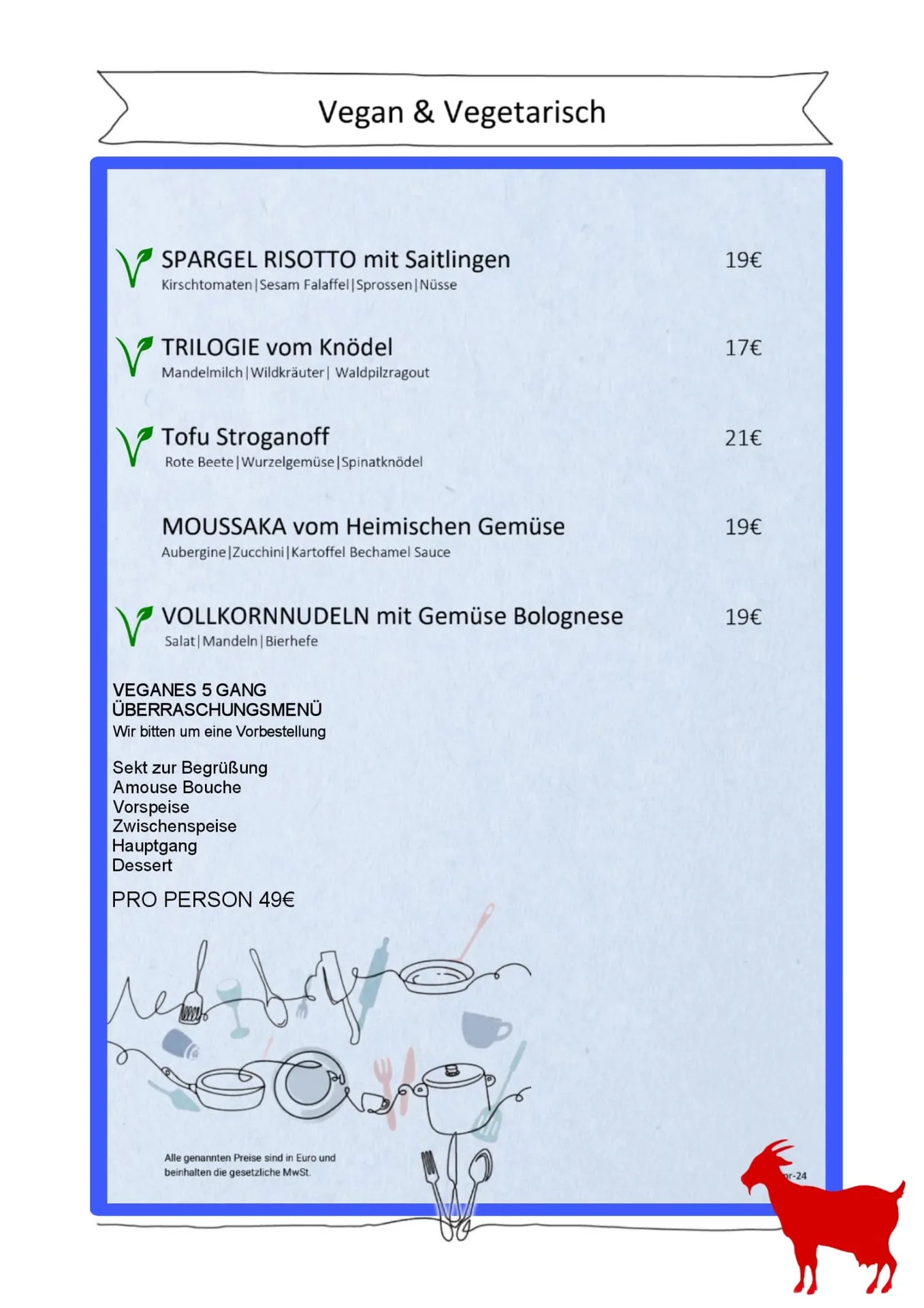 Restaurant „Blaue Ziege“ — photo 20