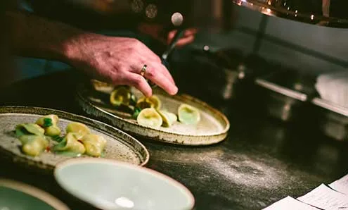 Osteria della Bottega — kitchen