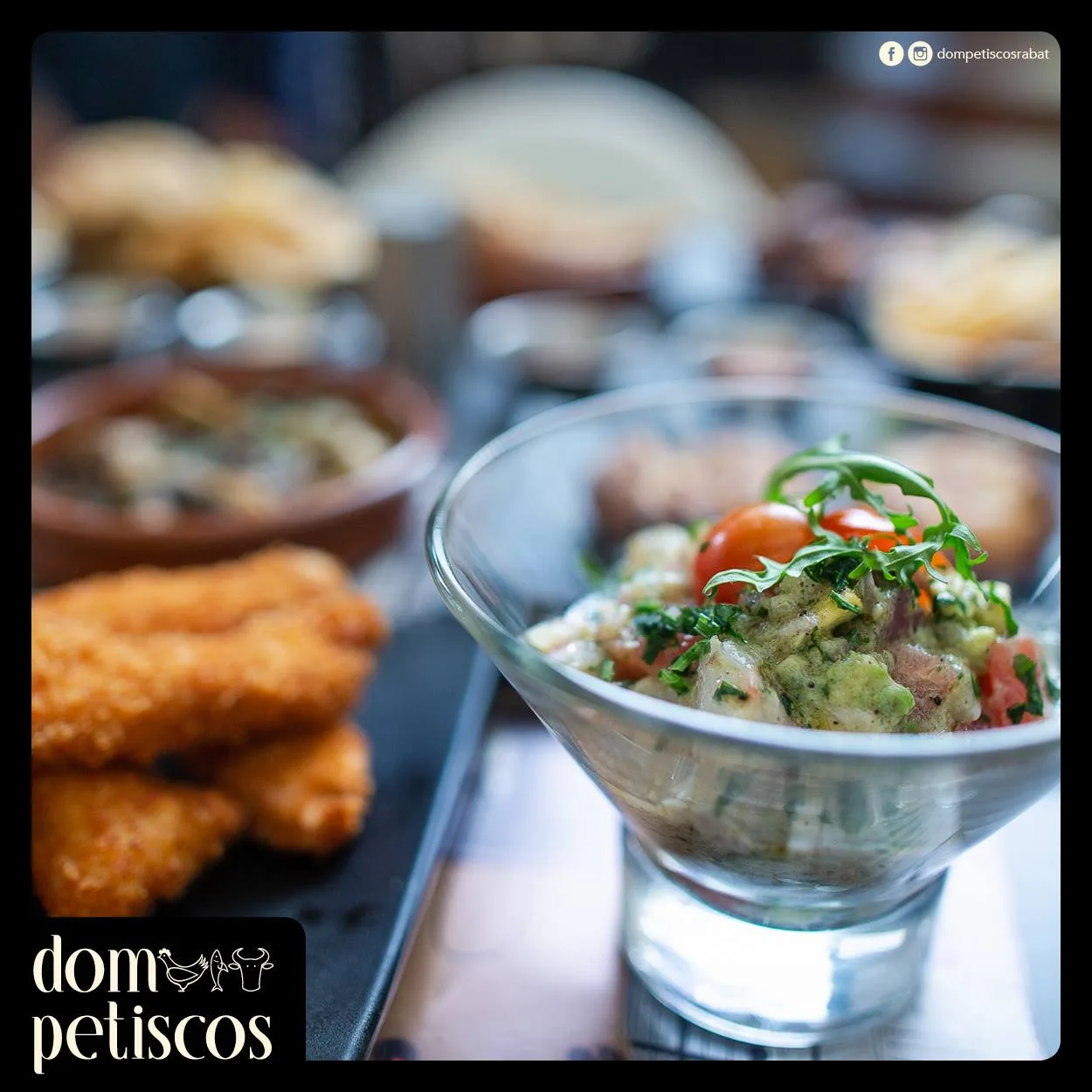 Dom Petiscos — food