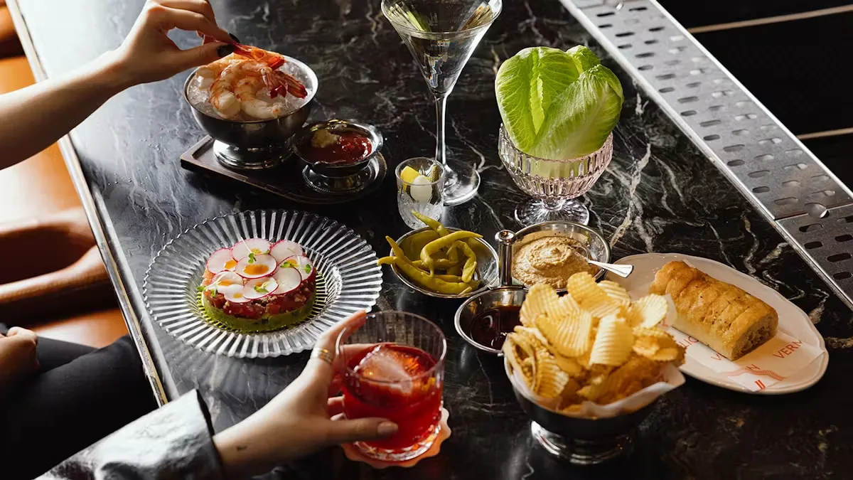 The Vermilion Club — food