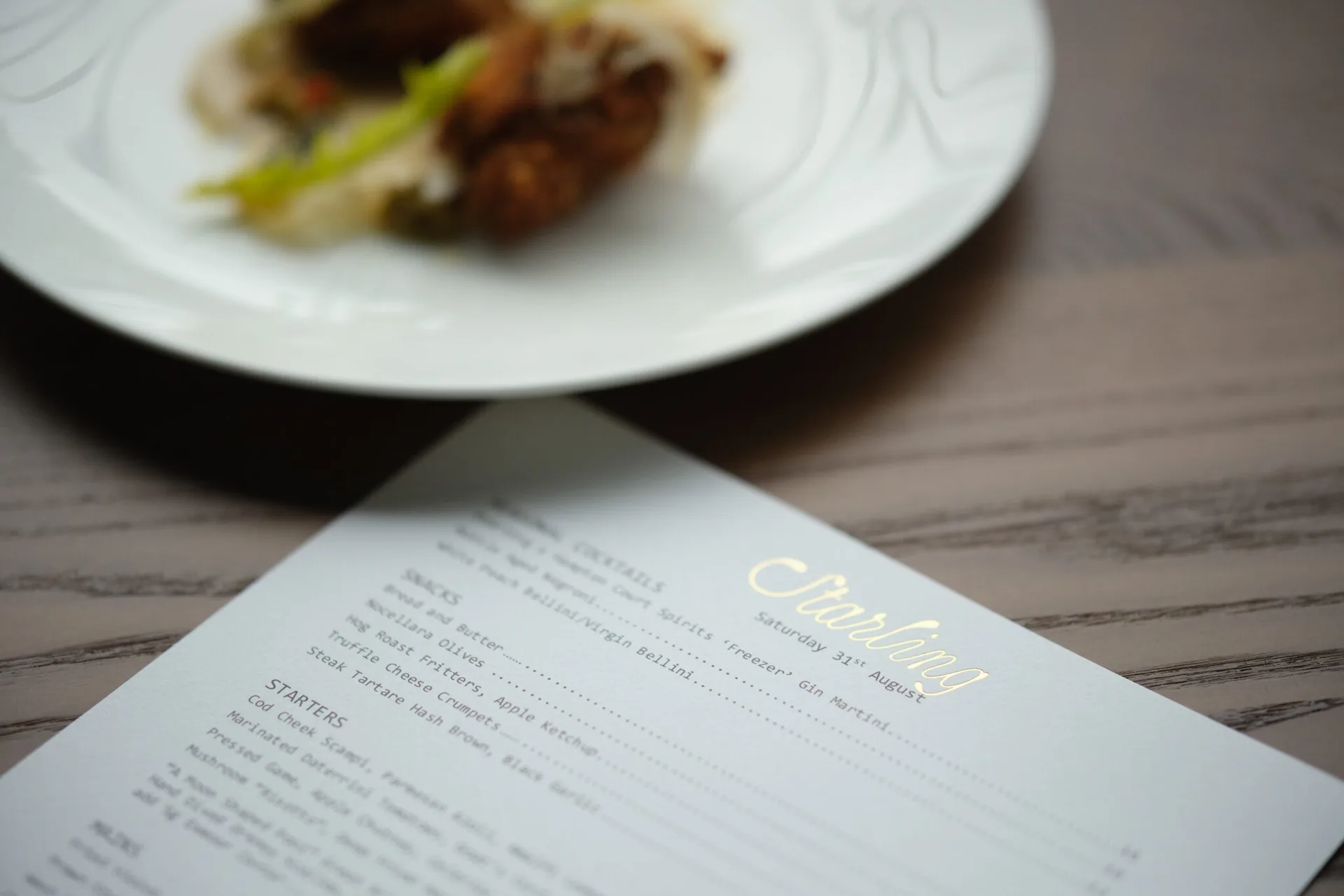 Starling — food