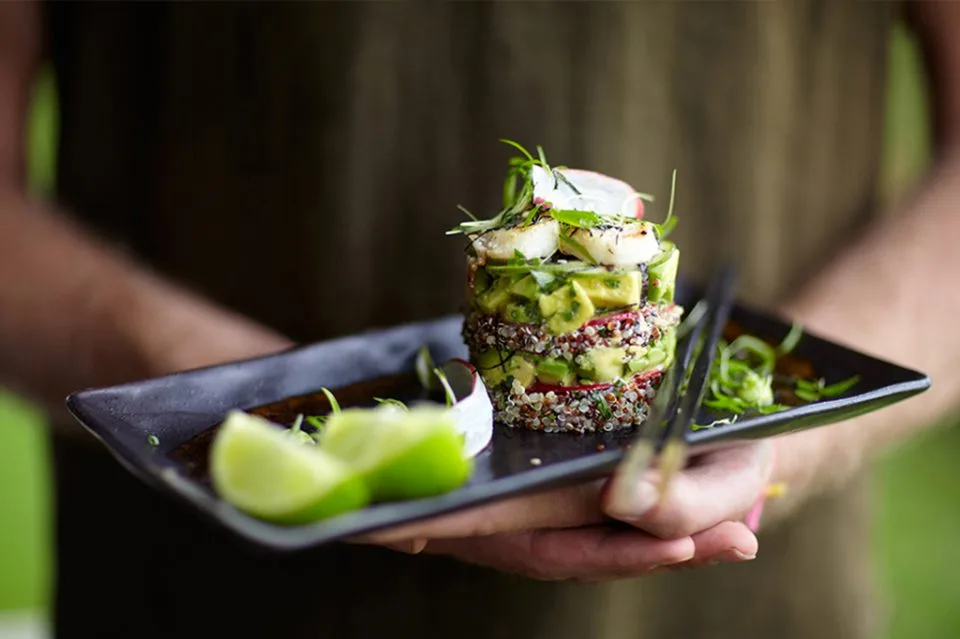 Gaia Retreat — food