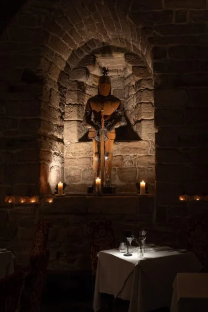 The Dungeon Restaurant at Dalhousie Castle — atmosphere