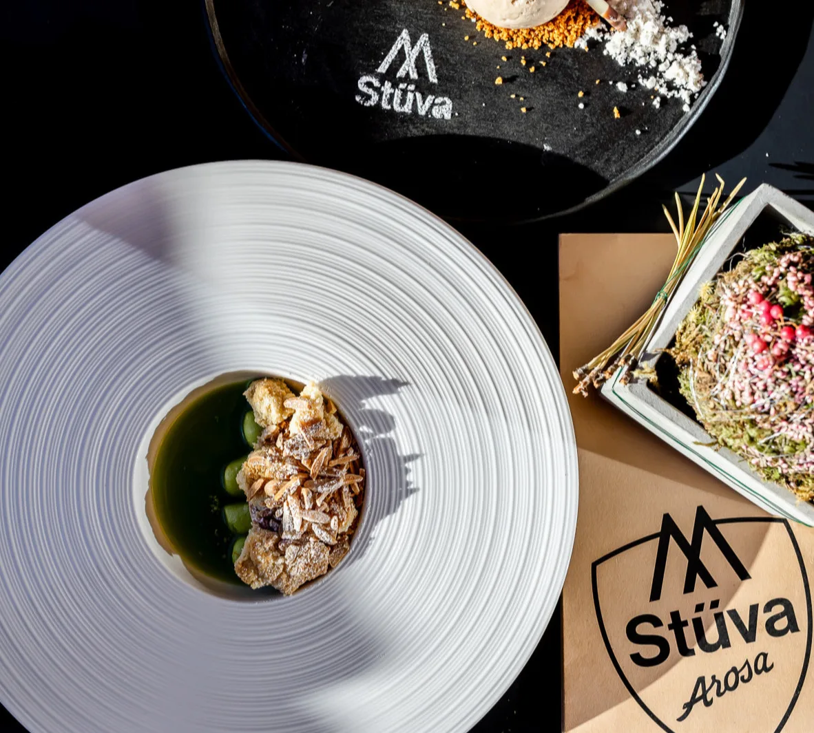Stüva Arosa — food