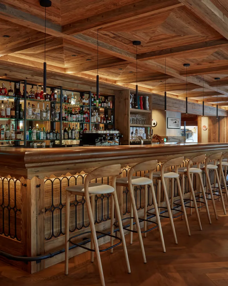 The Mansard Restaurant — atmosphere