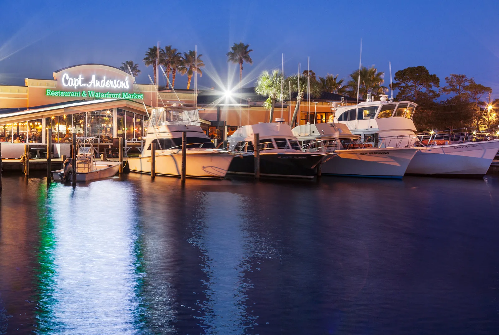 Capt. Anderson's Restaurant & Waterfront Market — atmosphere
