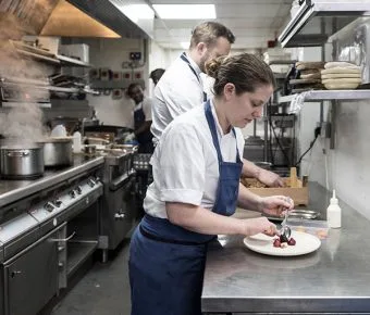 The Harwood Arms — kitchen
