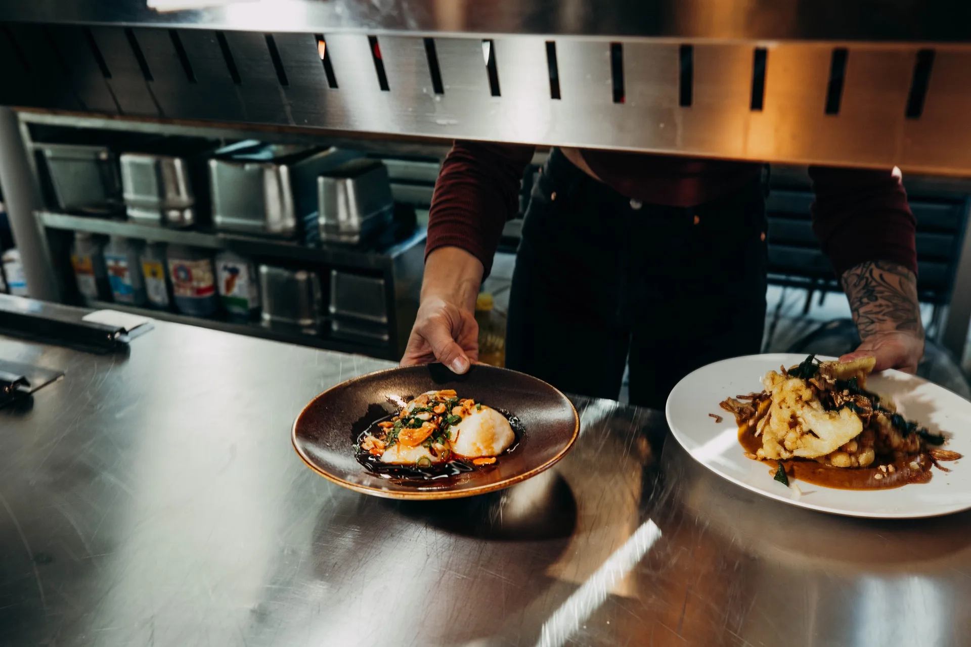 Restaurant Oben — kitchen