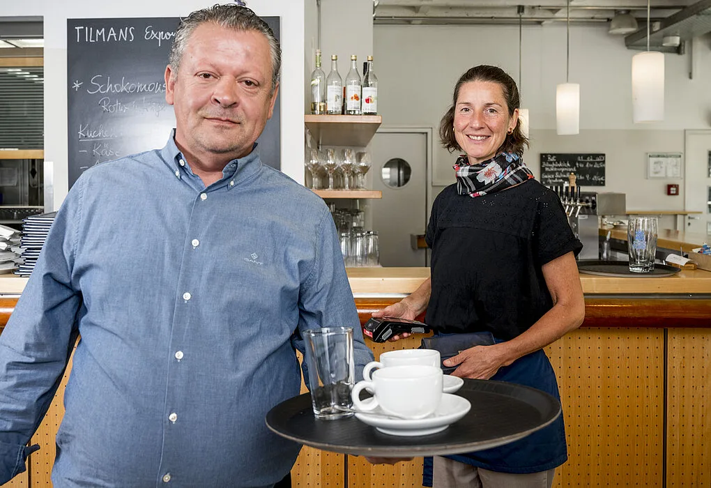 Conviva im Blauen Haus — kitchen