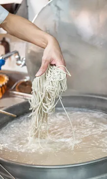 Sobakappo Nagano — kitchen
