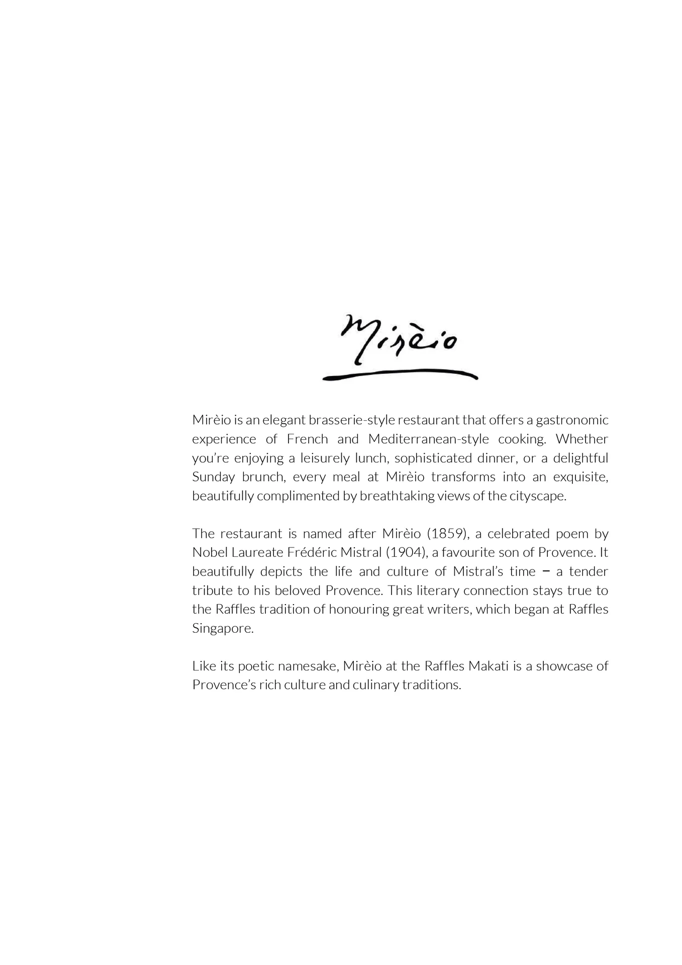 Mirèio, Makati City