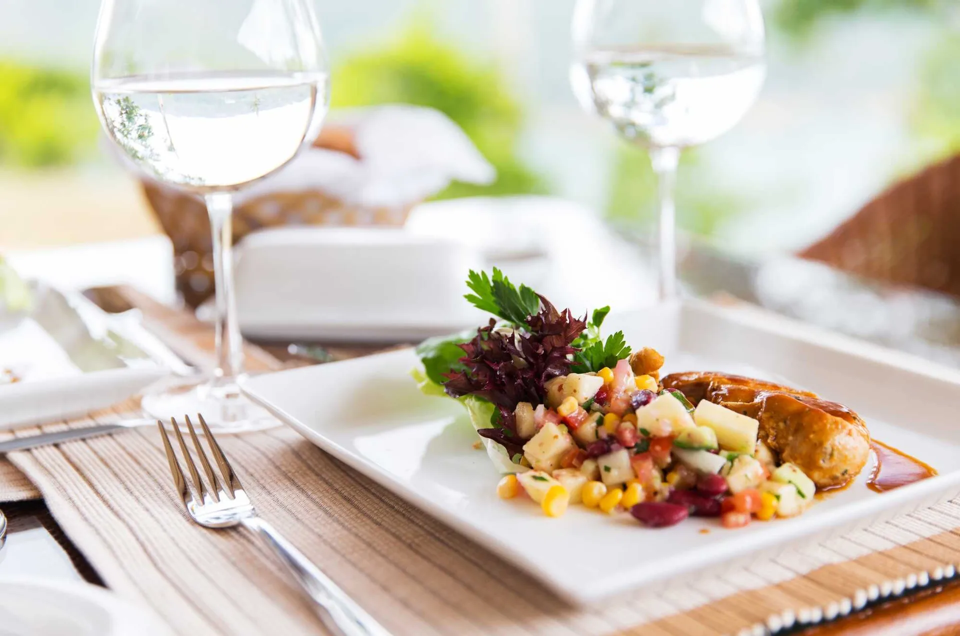 Les Loges du Jardin d'Aymeric — food