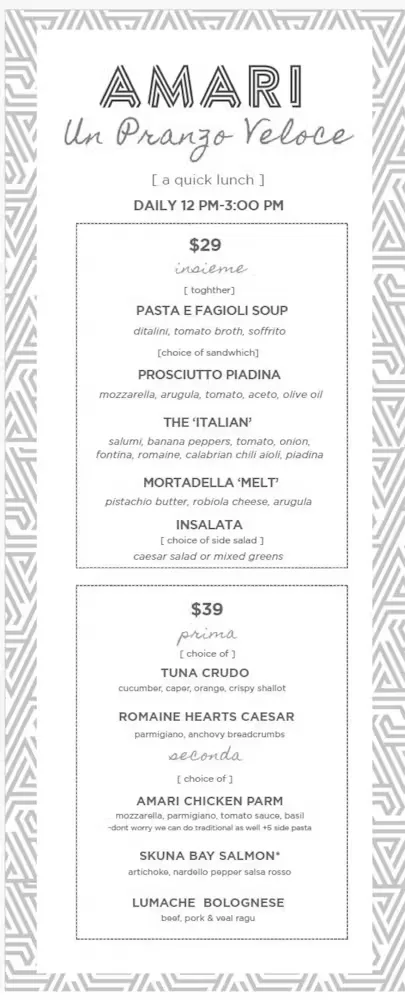 Amari Italian Kitchen & Wine Shop, Spring Valley