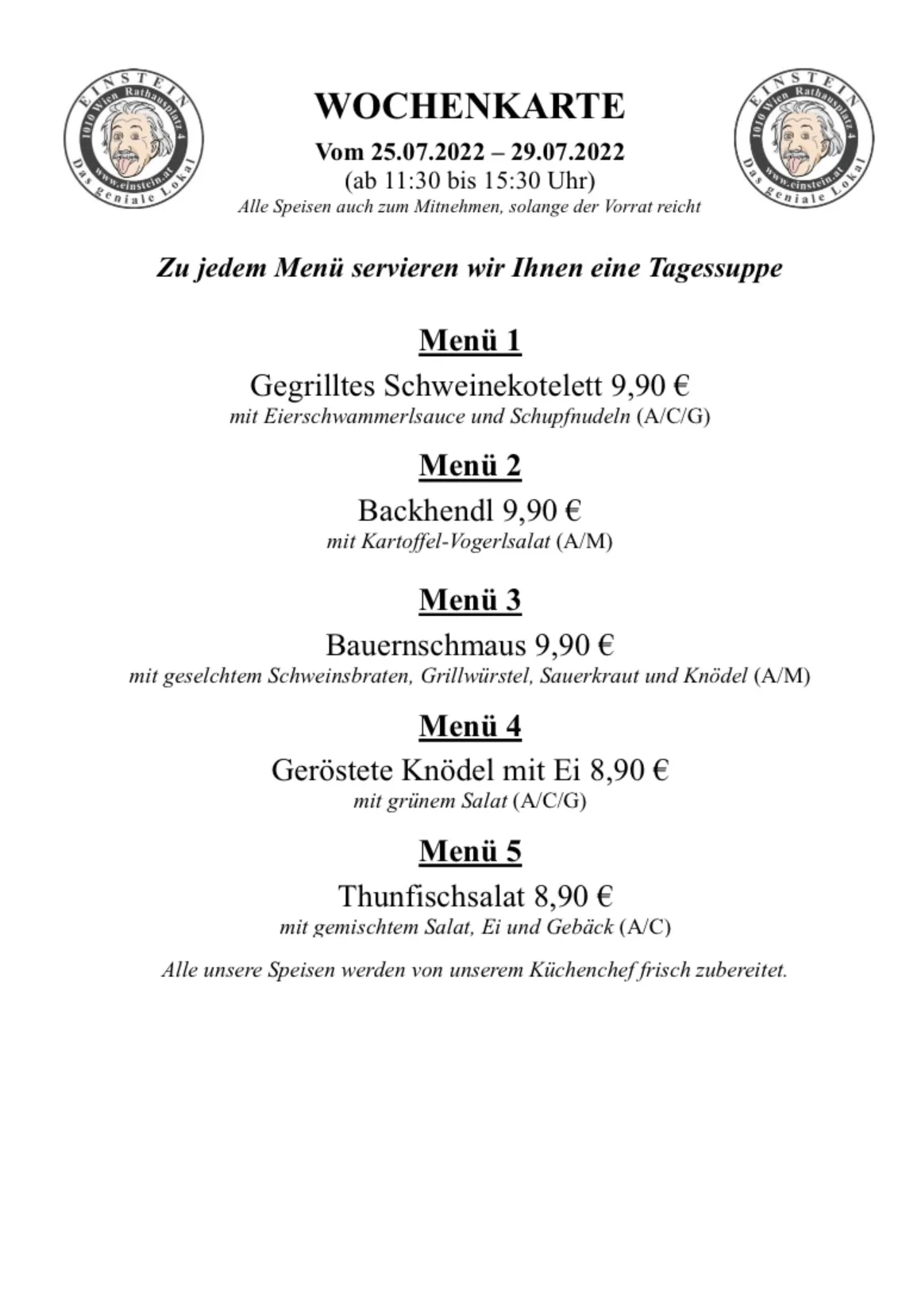 Restaurant Einstein — photo 41