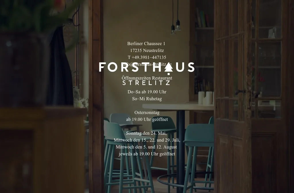Forsthaus Strelitz, Neustrelitz