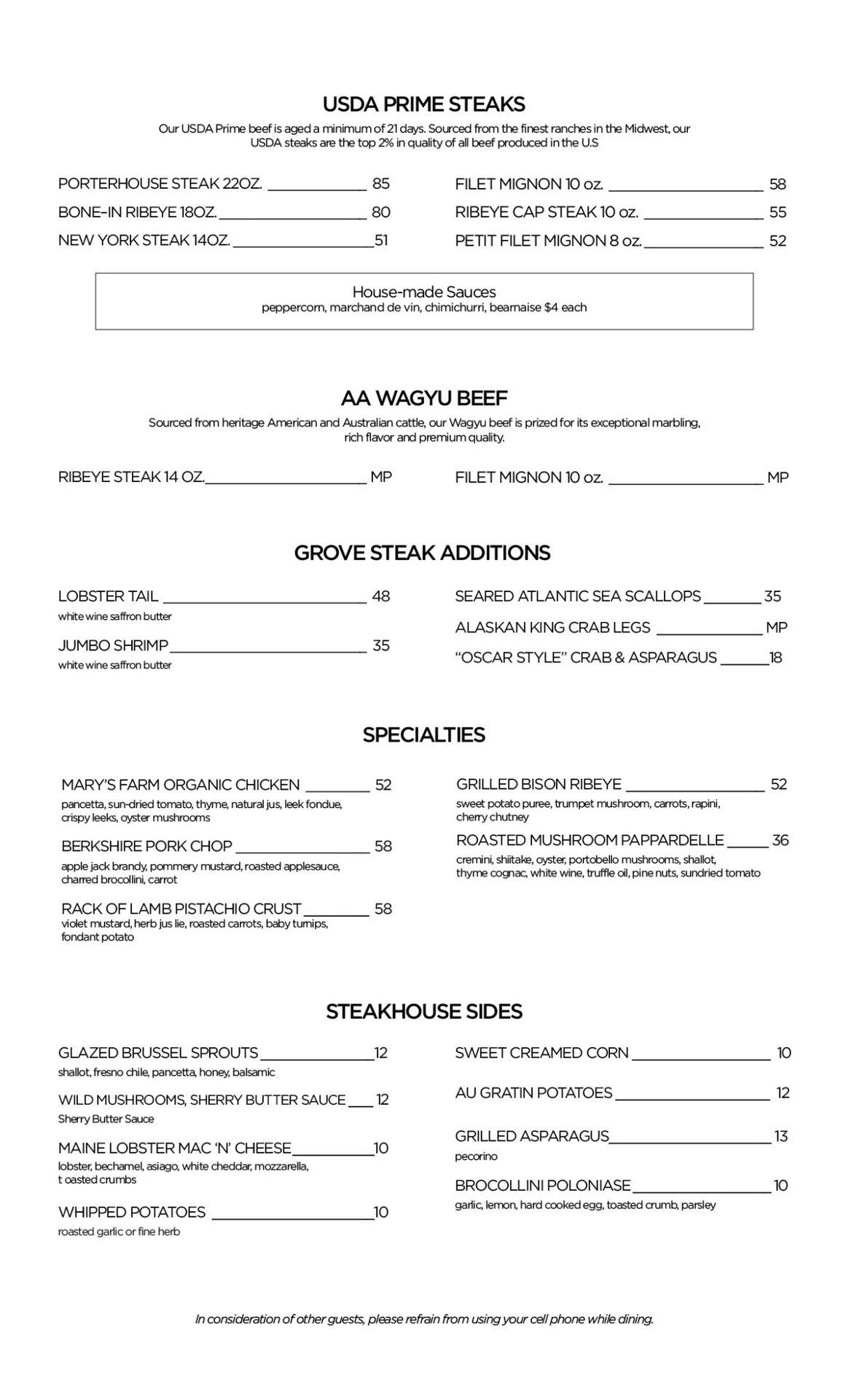 The Grove Steakhouse — photo 48