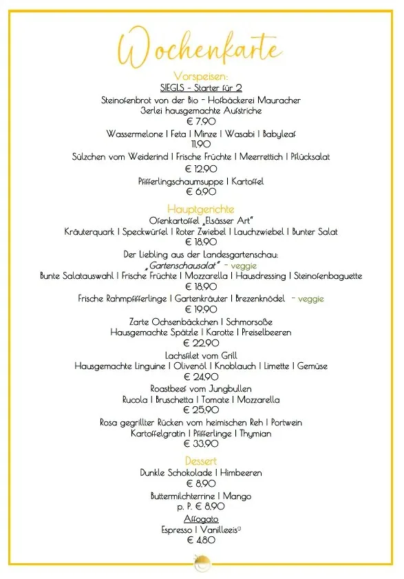 Siegls - Das Restaurant — kitchen