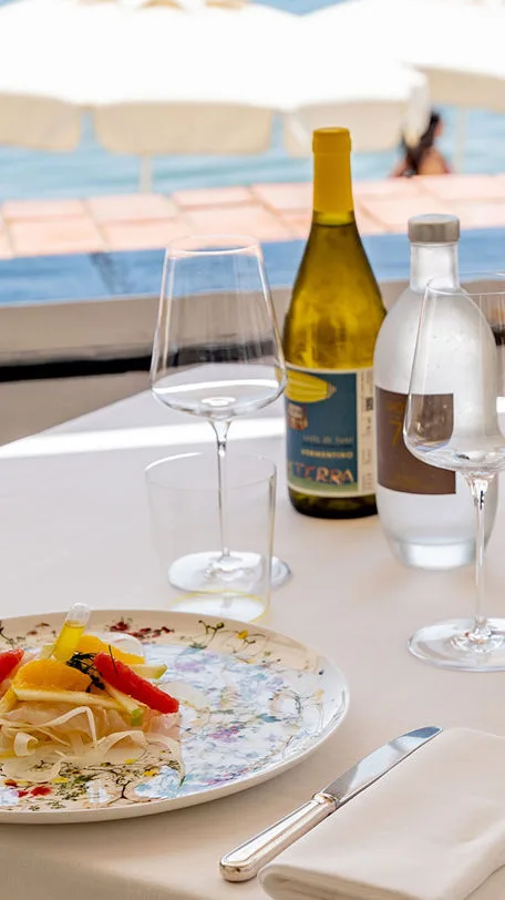 Baia del Silenzio — food