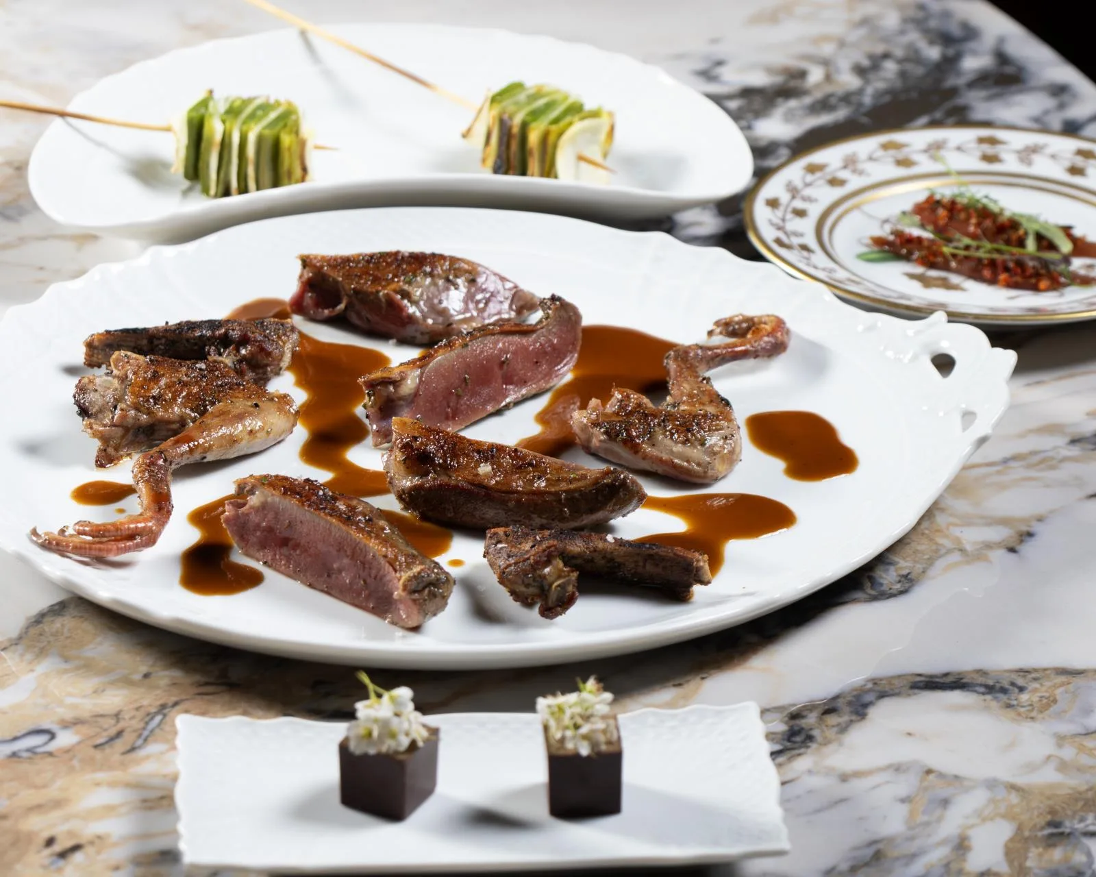 Alessandro Mecca al Castello di Grinzane Cavour — food