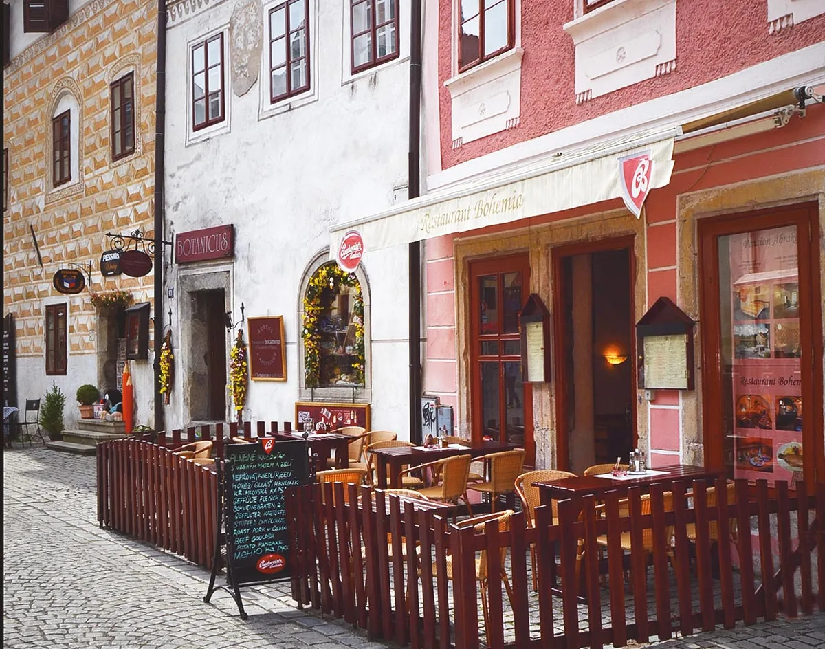 Restaurant Bohemia, Český Krumlov