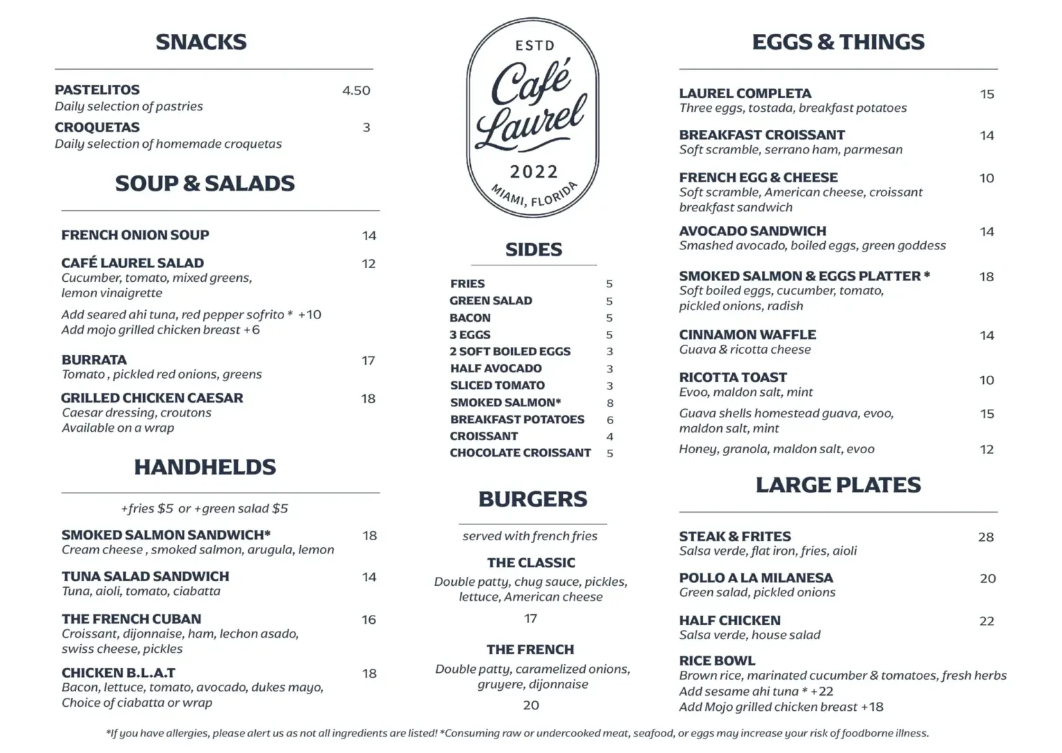 Brasserie Laurel, Miami