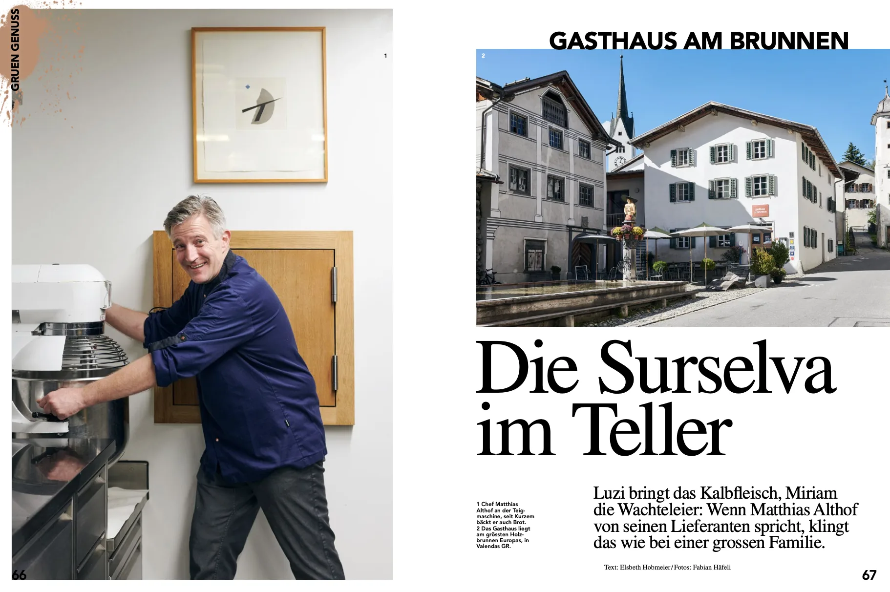Gasthaus am Brunnen — kitchen