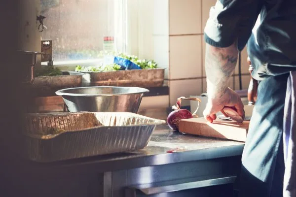 Hambergs Fisk — kitchen