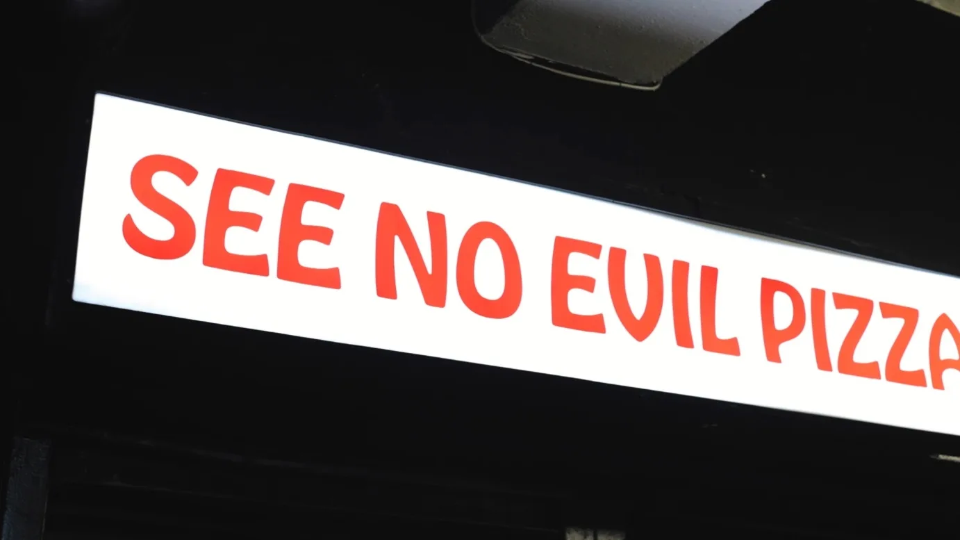 See No Evil Pizza, New York City