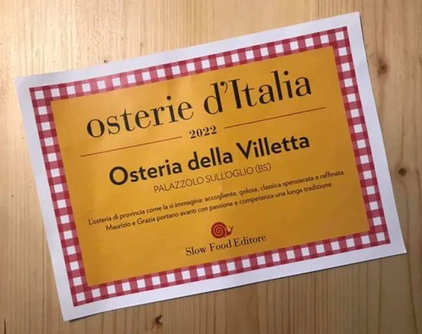 Osteria della Villetta — drink