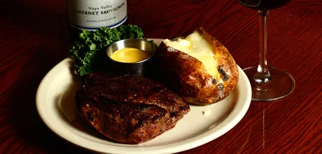 20's Hideout Steakhouse & Bar — food