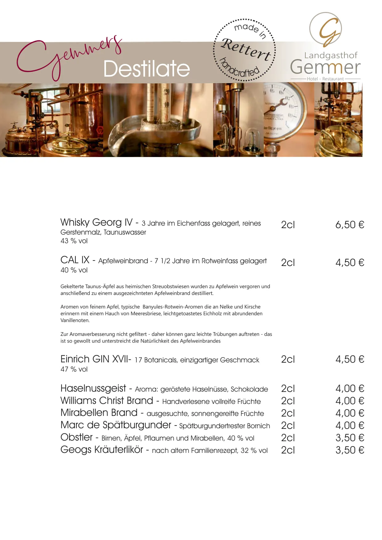 Landgasthof Gemmer — drink