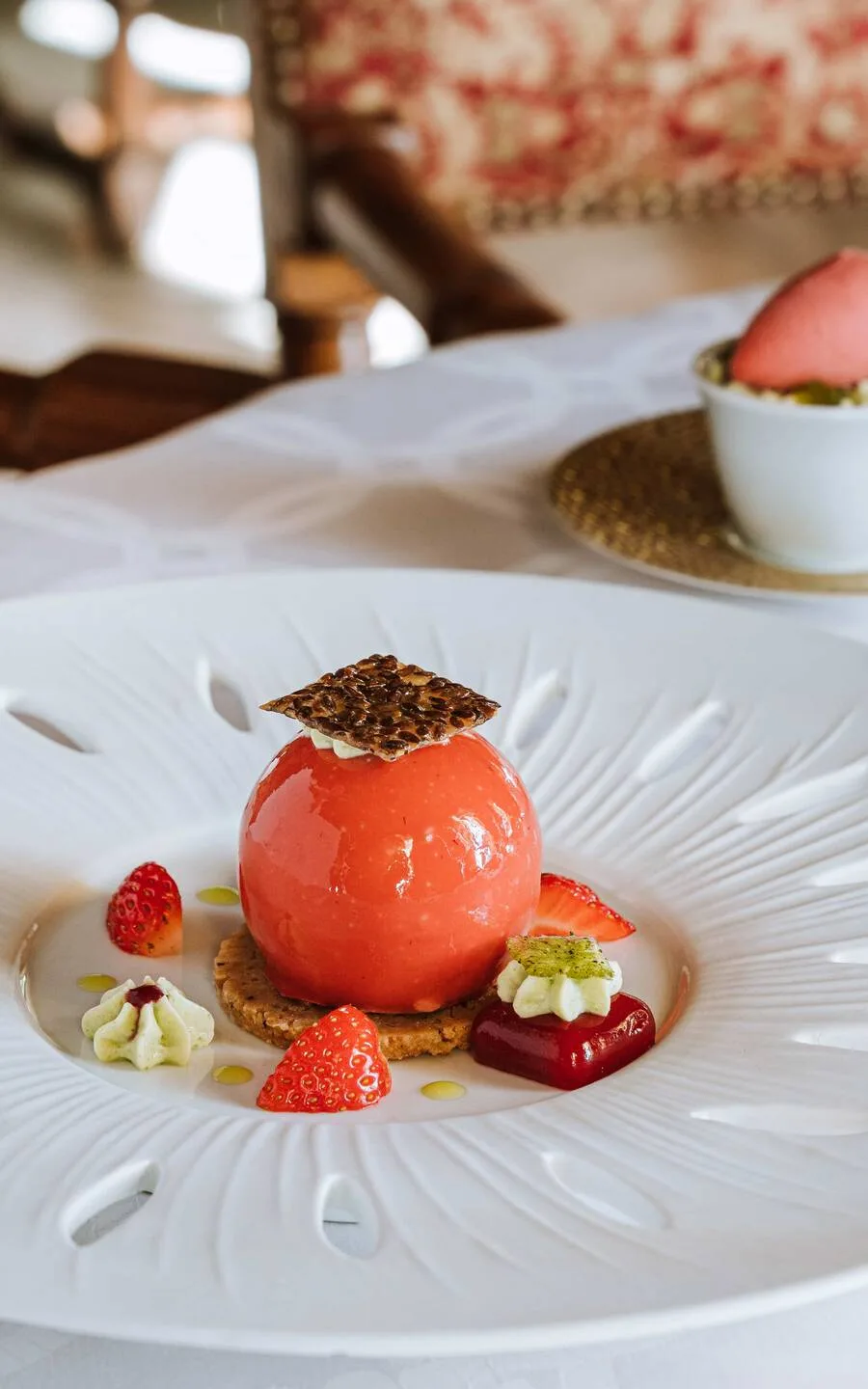 Château de la Treyne — food