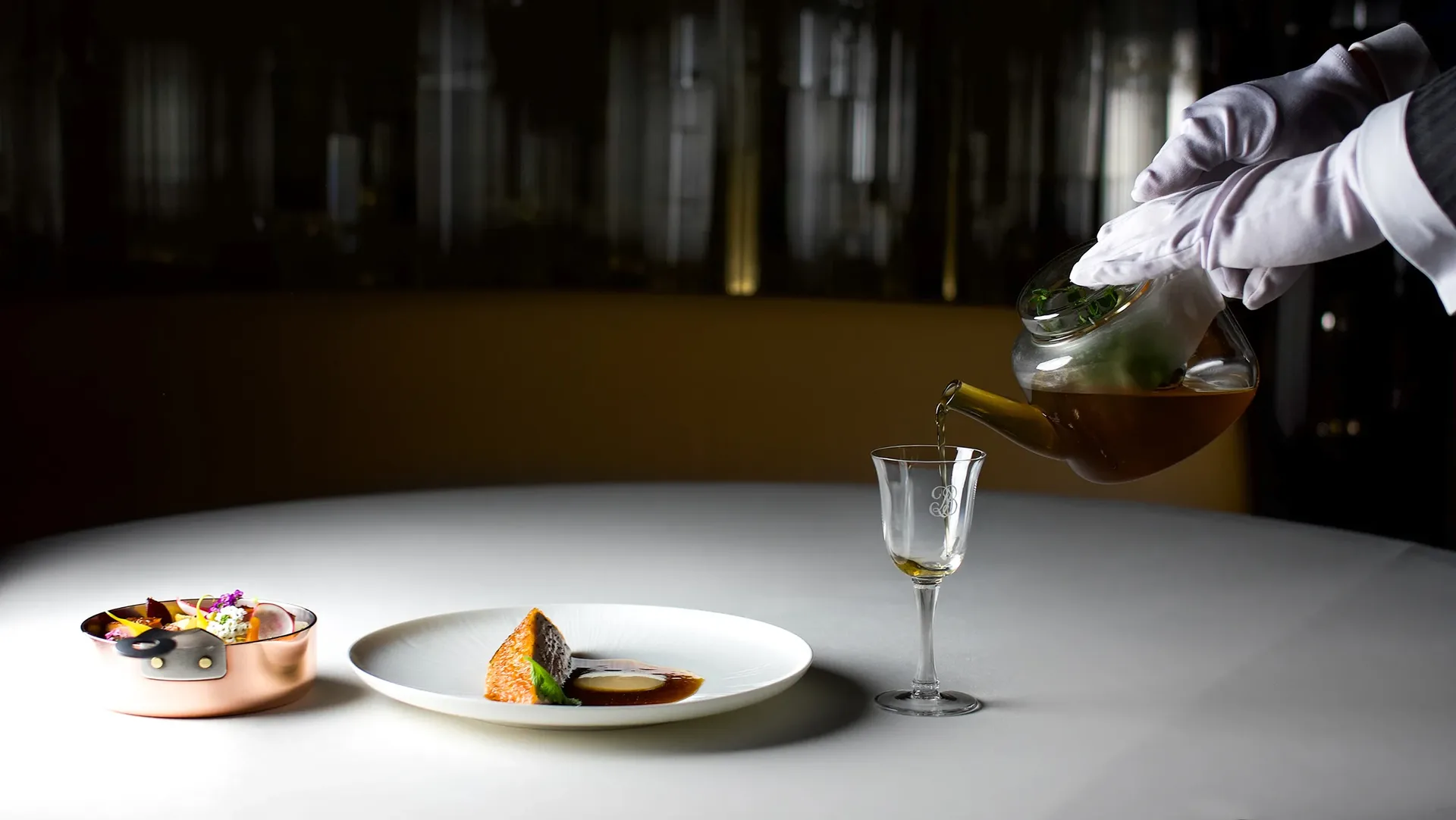 Alain Ducasse at Morpheus — food