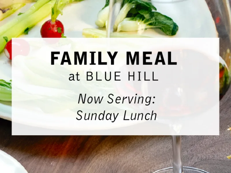 Blue Hill at Stone Barns — food