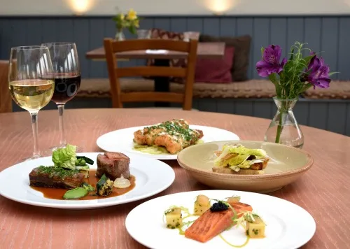 The Cliffe at Dinham — food