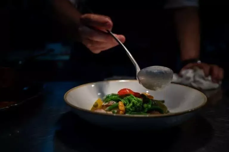 Au Colombier — kitchen