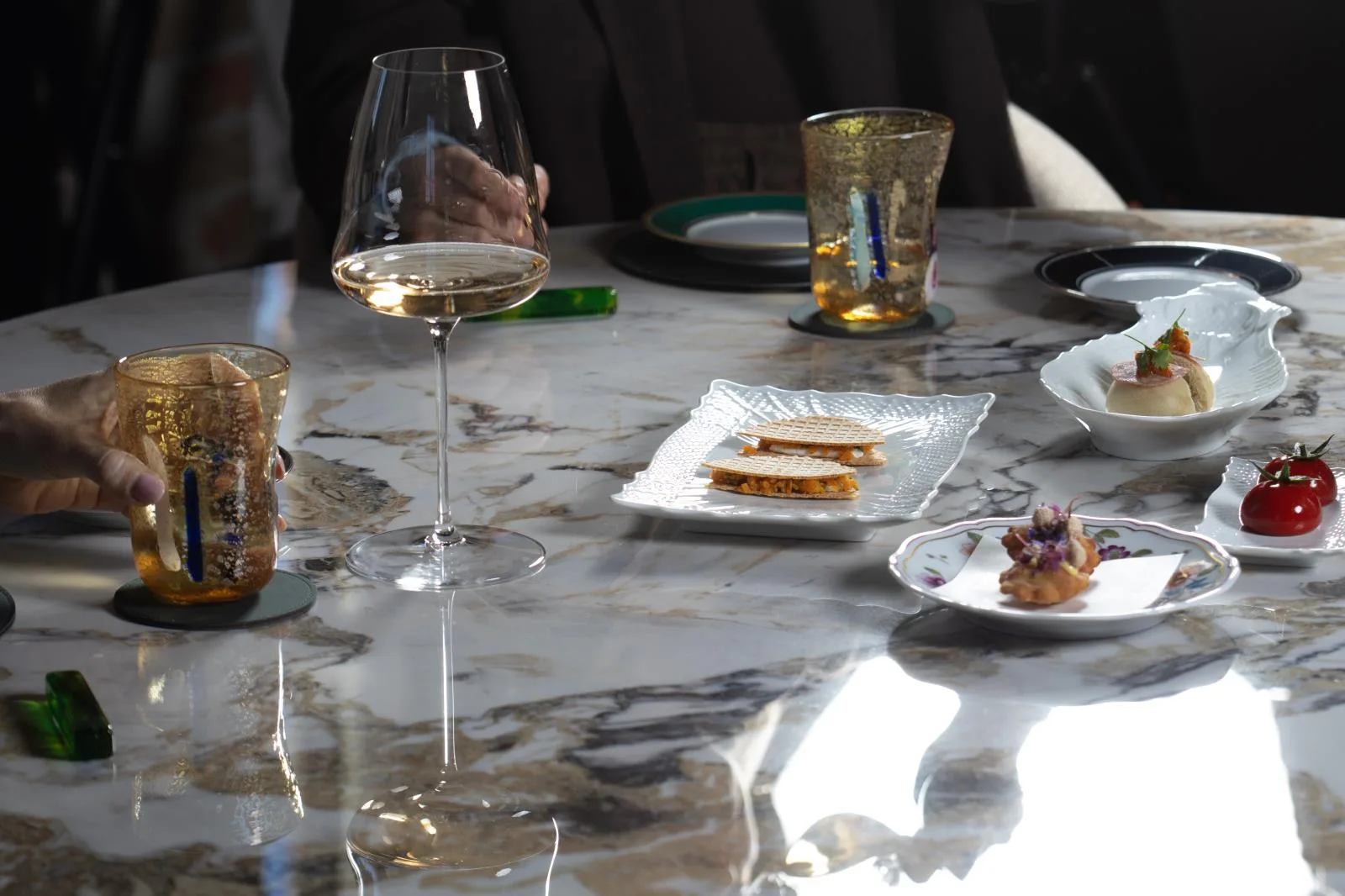 Alessandro Mecca al Castello di Grinzane Cavour — food