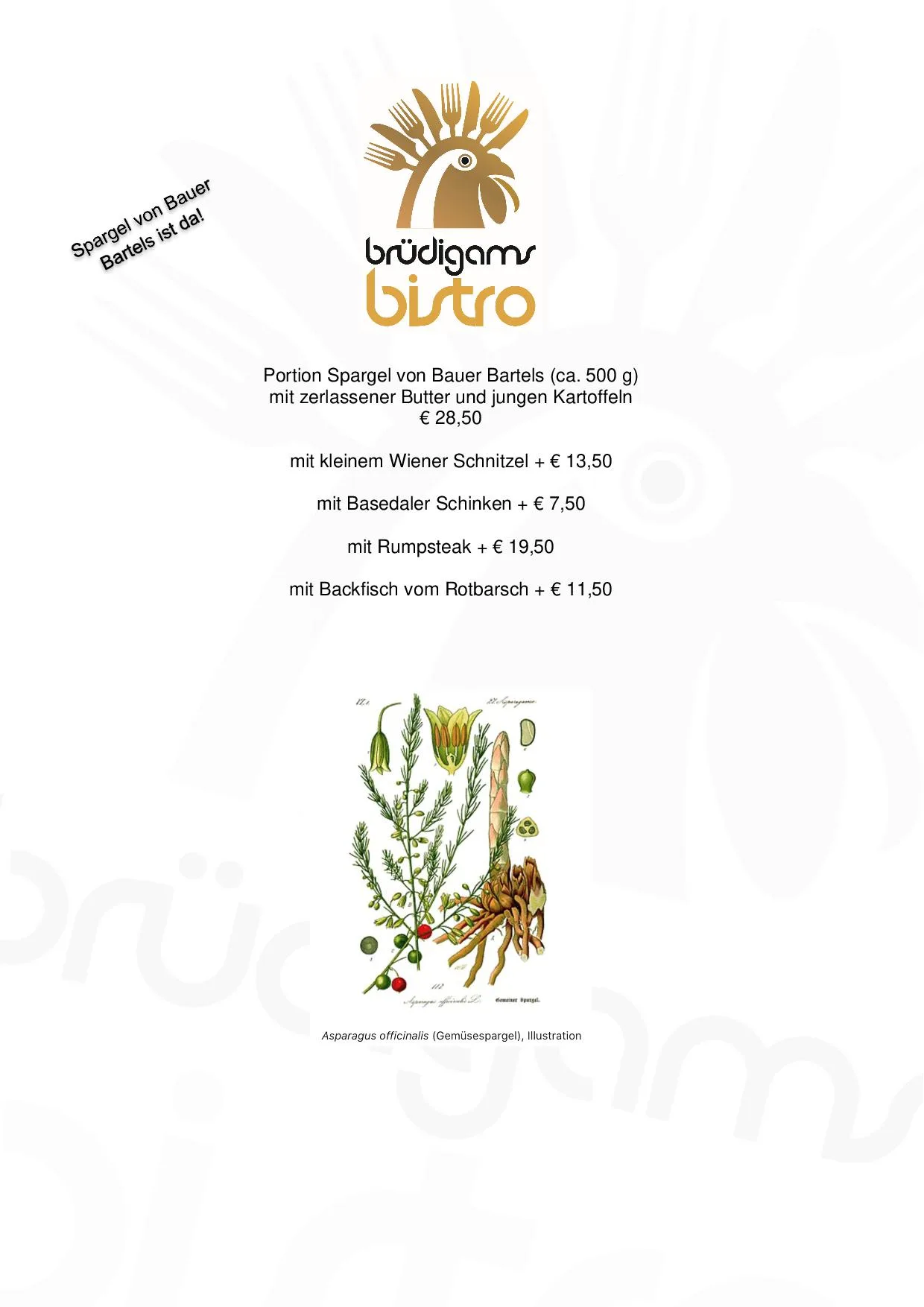 Brüdigams Bistro — food