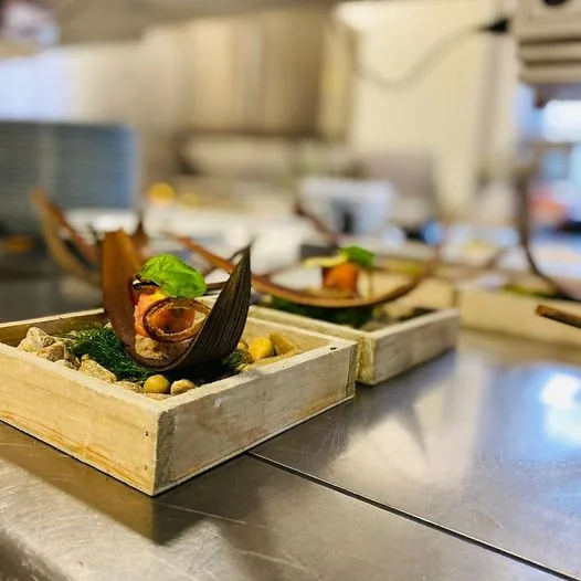 Restaurant „Blaue Ziege“ — food