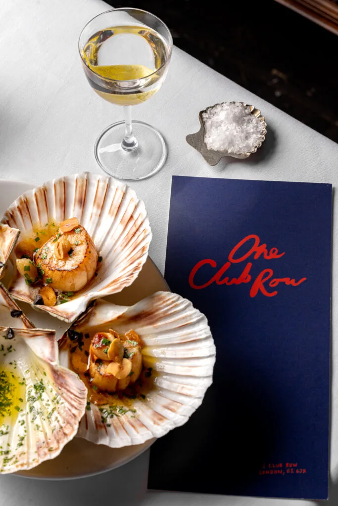 One Club Row — food