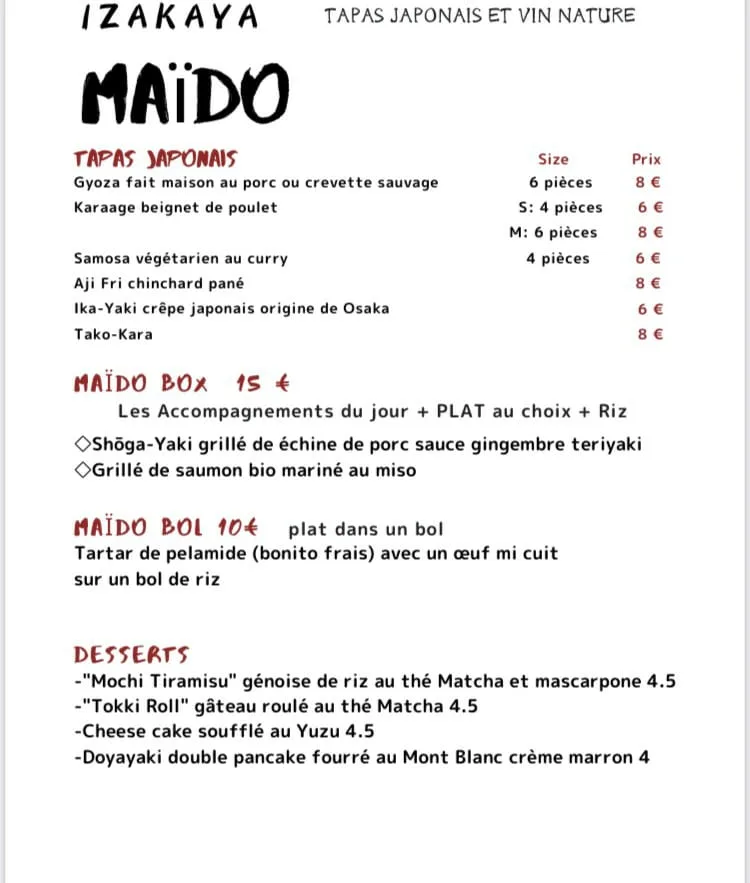 Maïdo — food