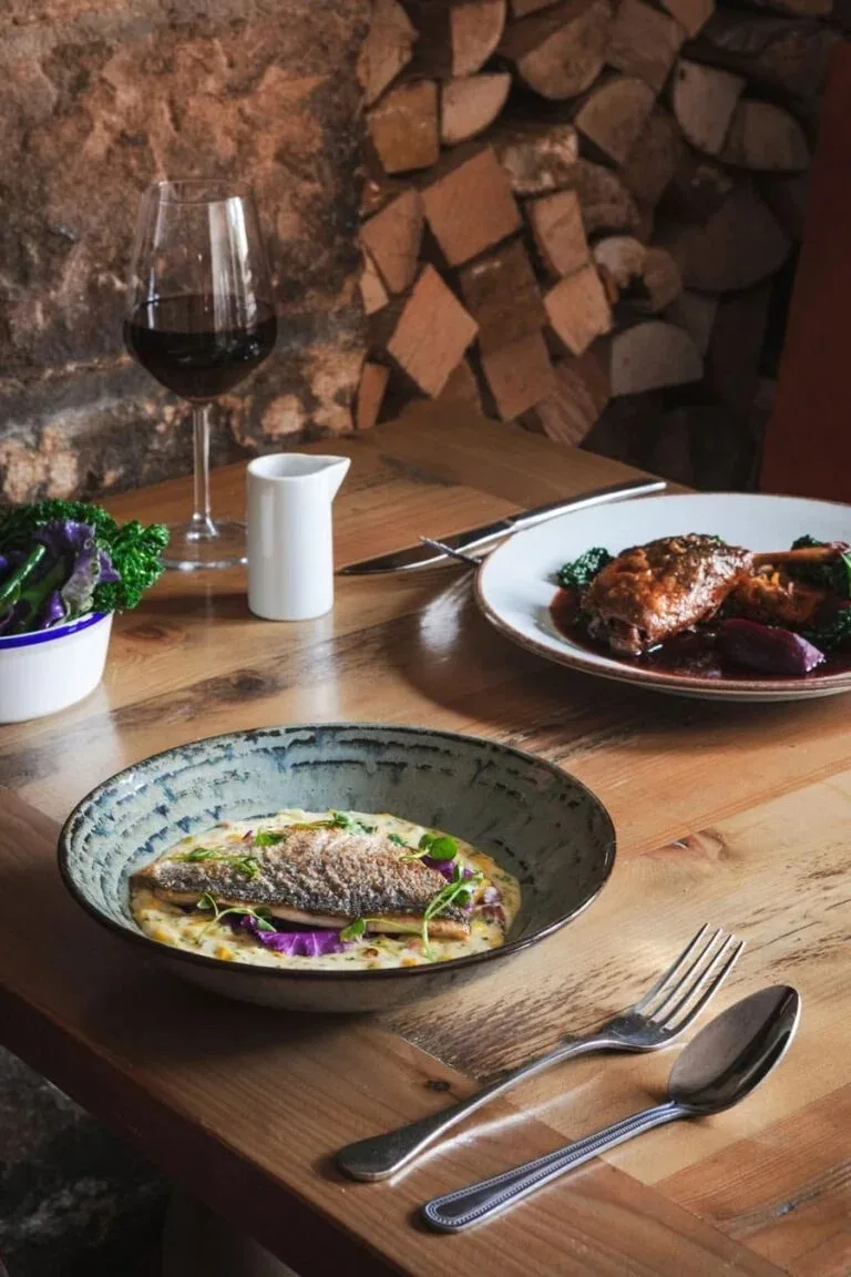 The Beeley Inn — food