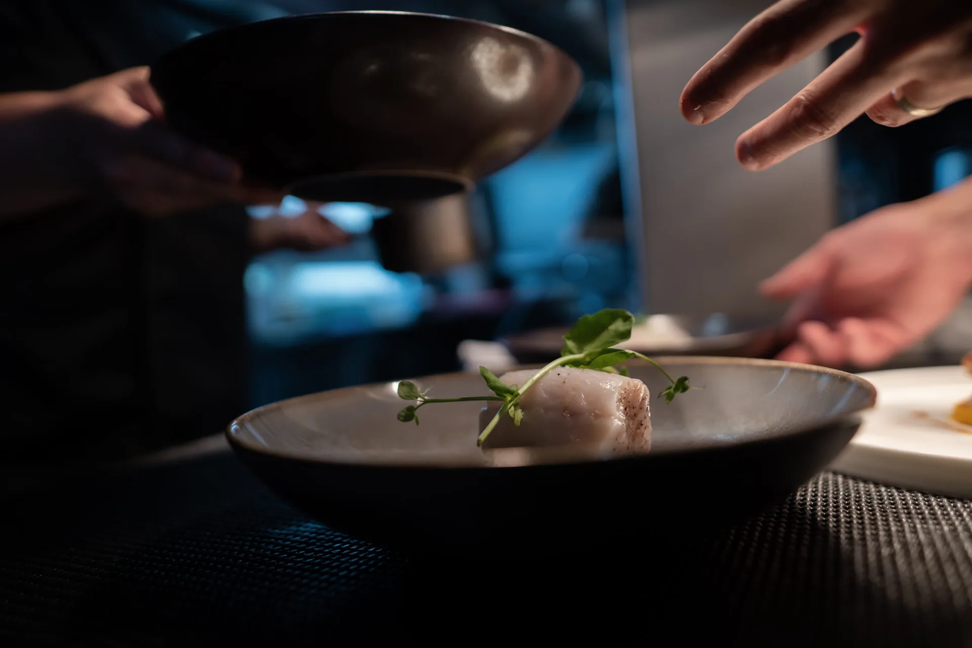 La Table de la Bergerie — kitchen