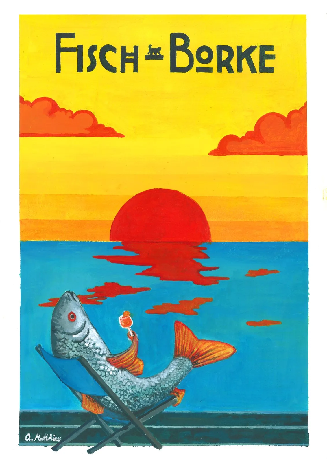 Fisch-Borke — food