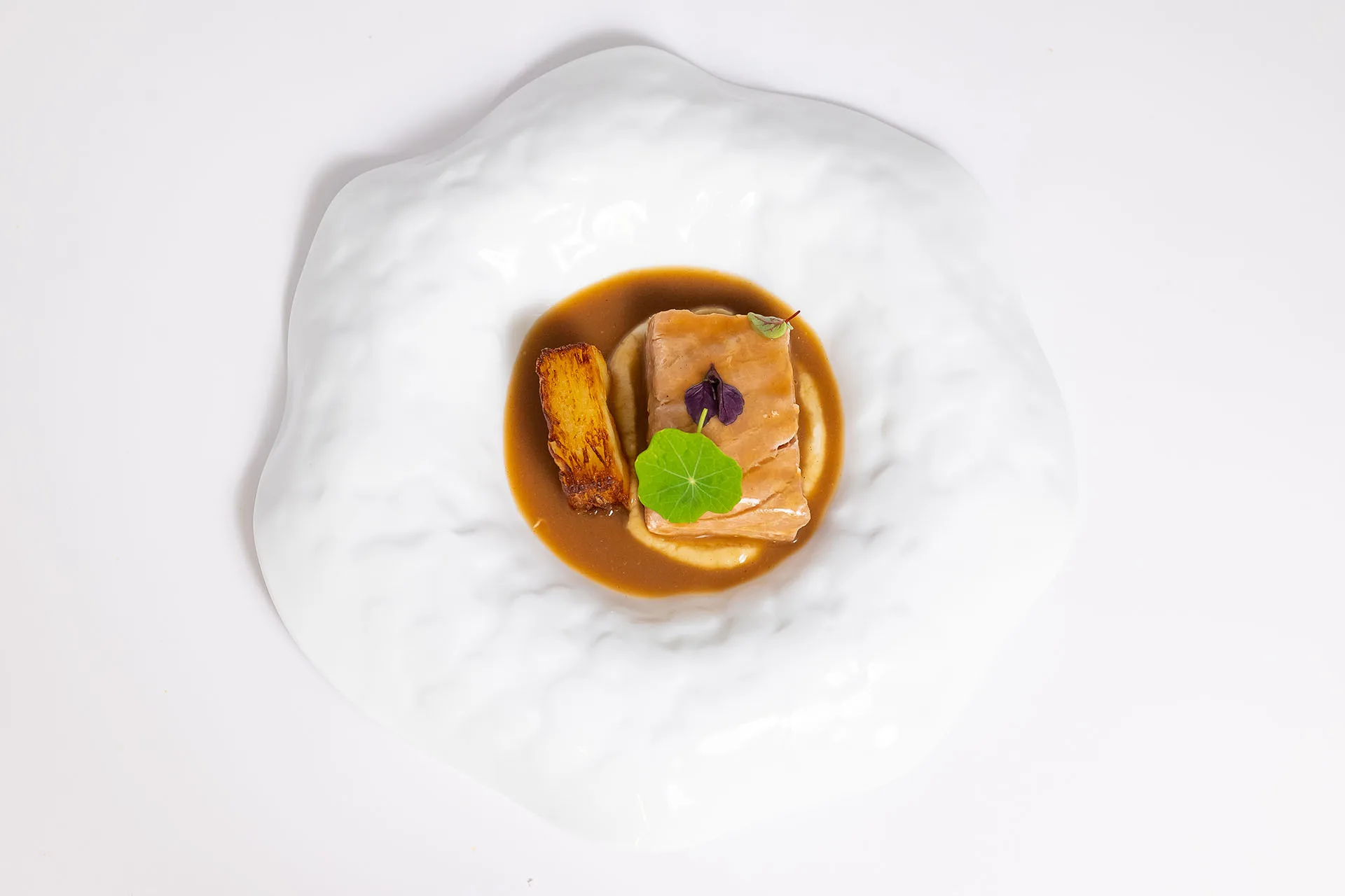 Aquanova Hosteria — food