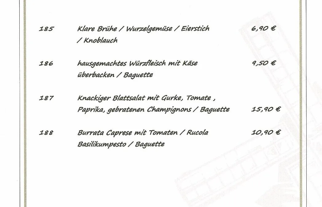 Restaurant Zur Windmühle — drink