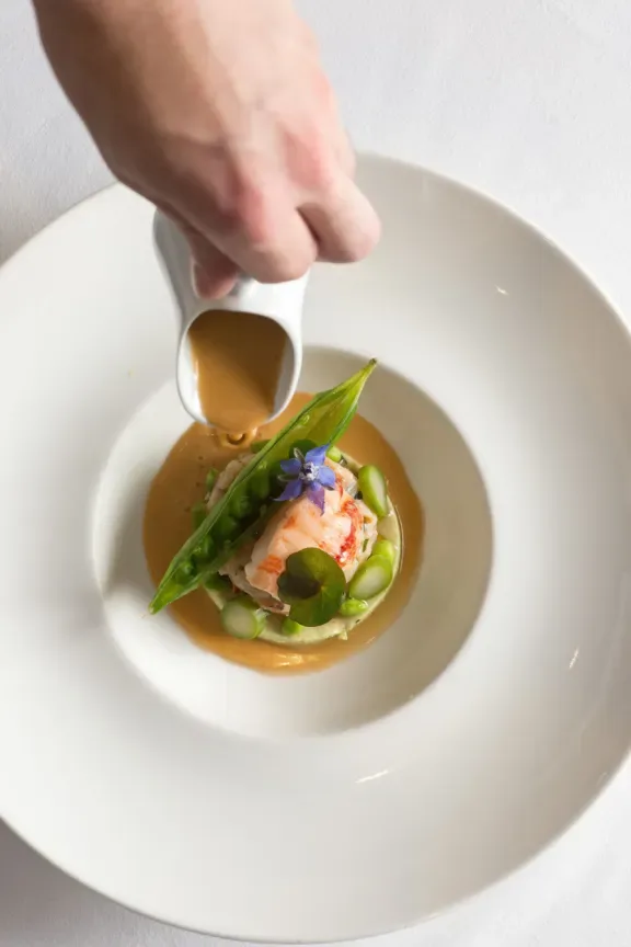 Grand Hôtel de Solesmes — food
