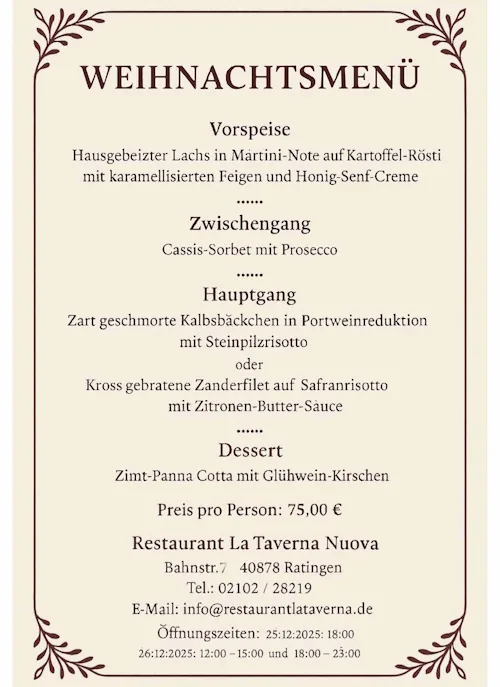 La Taverna Nuova — atmosphere