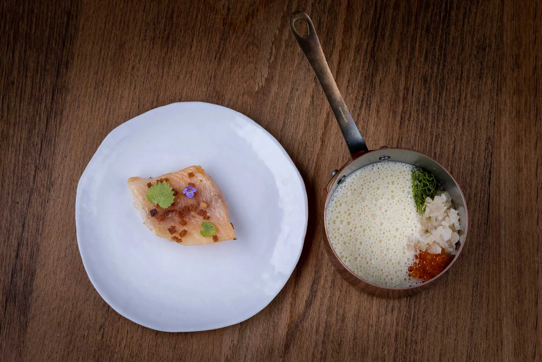 Abîme - L'Auberge du Pont — food