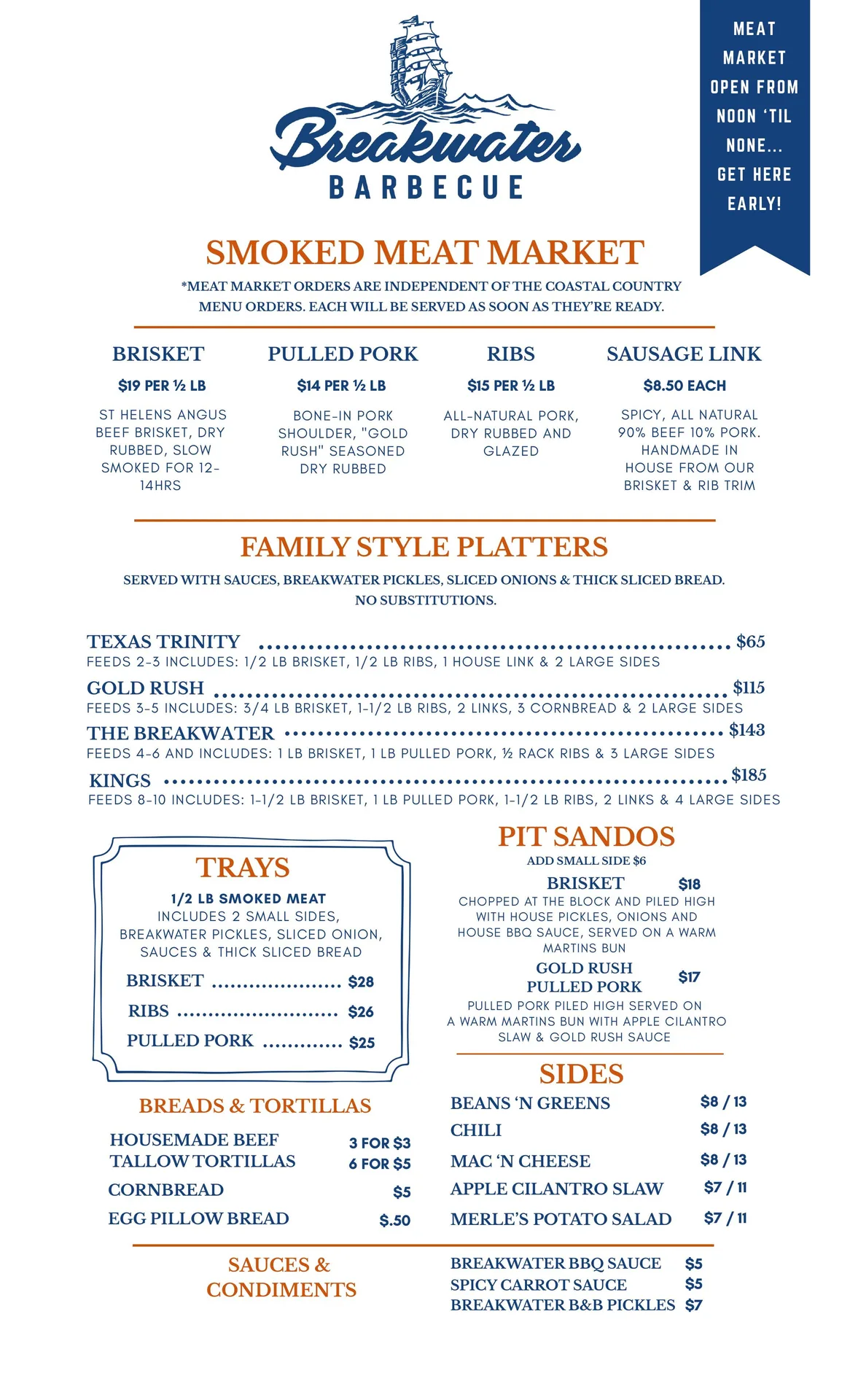 Breakwater Barbecue — food